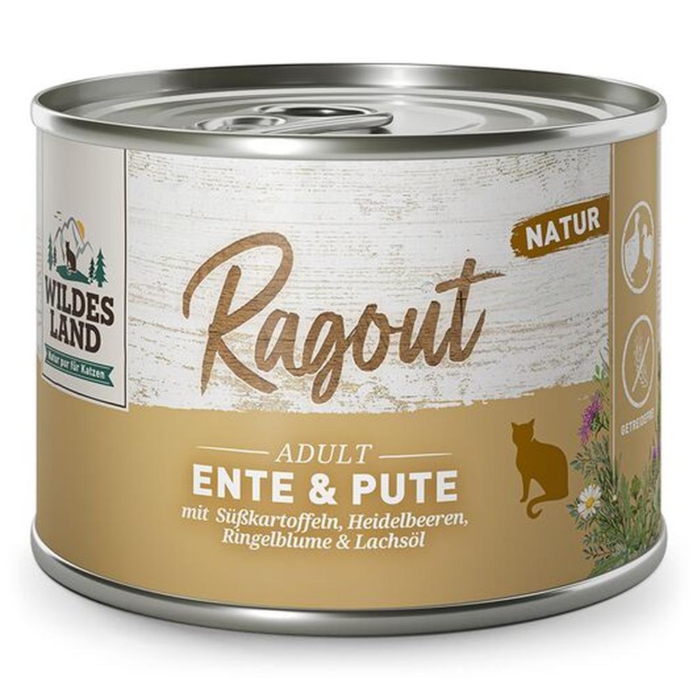 Wildes Land Ragout cu Rață & Curcan, 180g