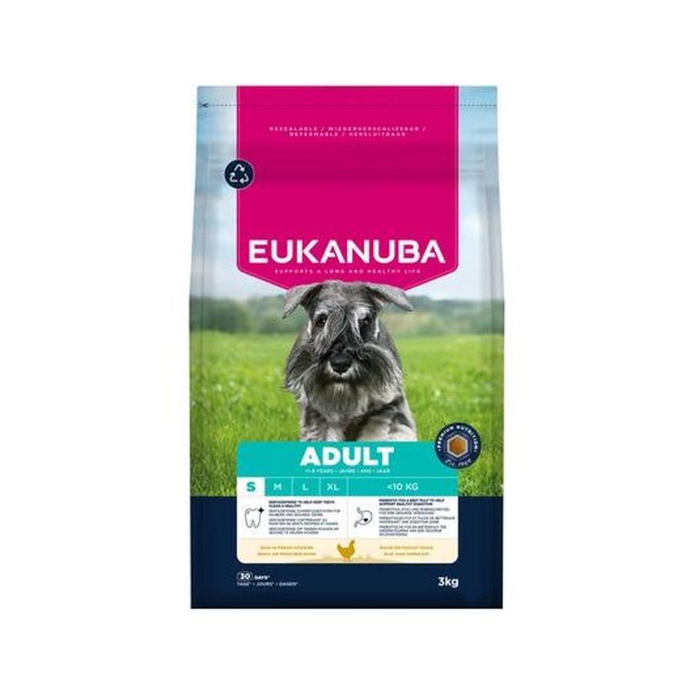 Eukanuba Adult Small Breed cu Pui Proaspat – Hrana uscata pentru caini de talie mica, 3 kg