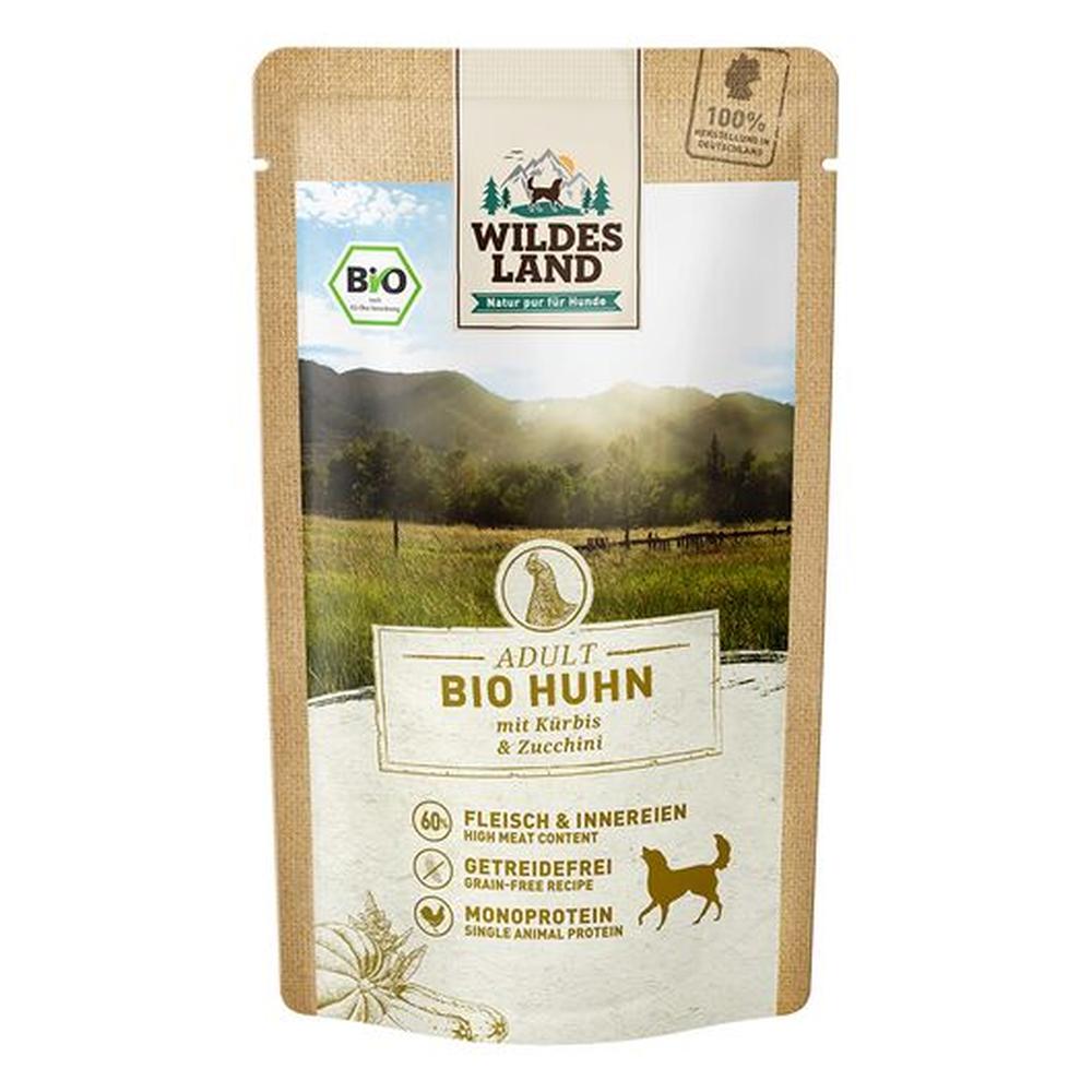 Wildes Land BIO Hrană Câini | 60% Pui Monoproteină & Dovleac | Fără Cereale