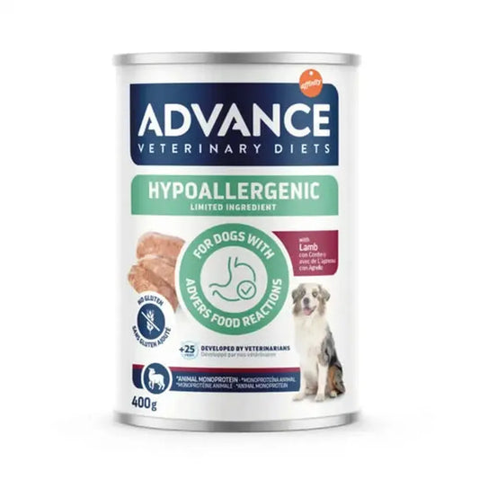 ADVANCE VET Hypoallergenic, Miel Pate, Monoproteic, Alergii Piele, 400g