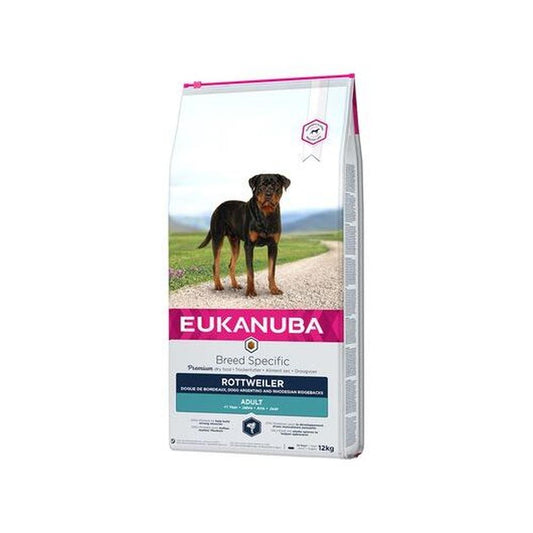Eukanuba Rottweiler Adult – Hrană uscată pentru câini Rottweiler, 12 kg