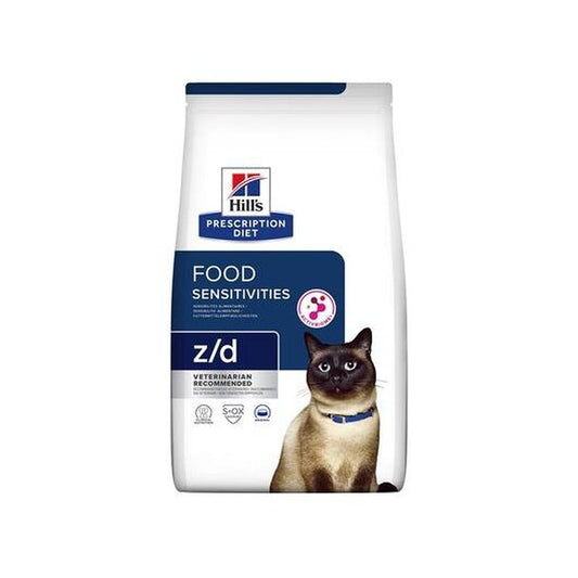 HILL'S PD Feline z/d, Hrană Dietetică Pisici, Sensibilitate Piele/Intoleranță, Hidrolizat, 1.5 Kg