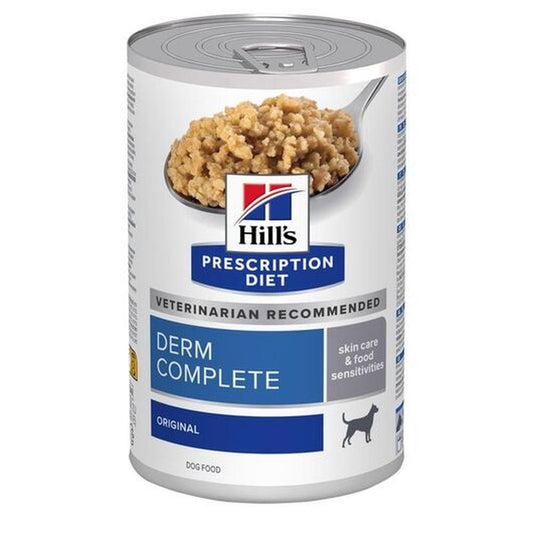 HILL'S PD Derm Complete, Hrană Umedă Câini, Piele/Alergii, 370 g
