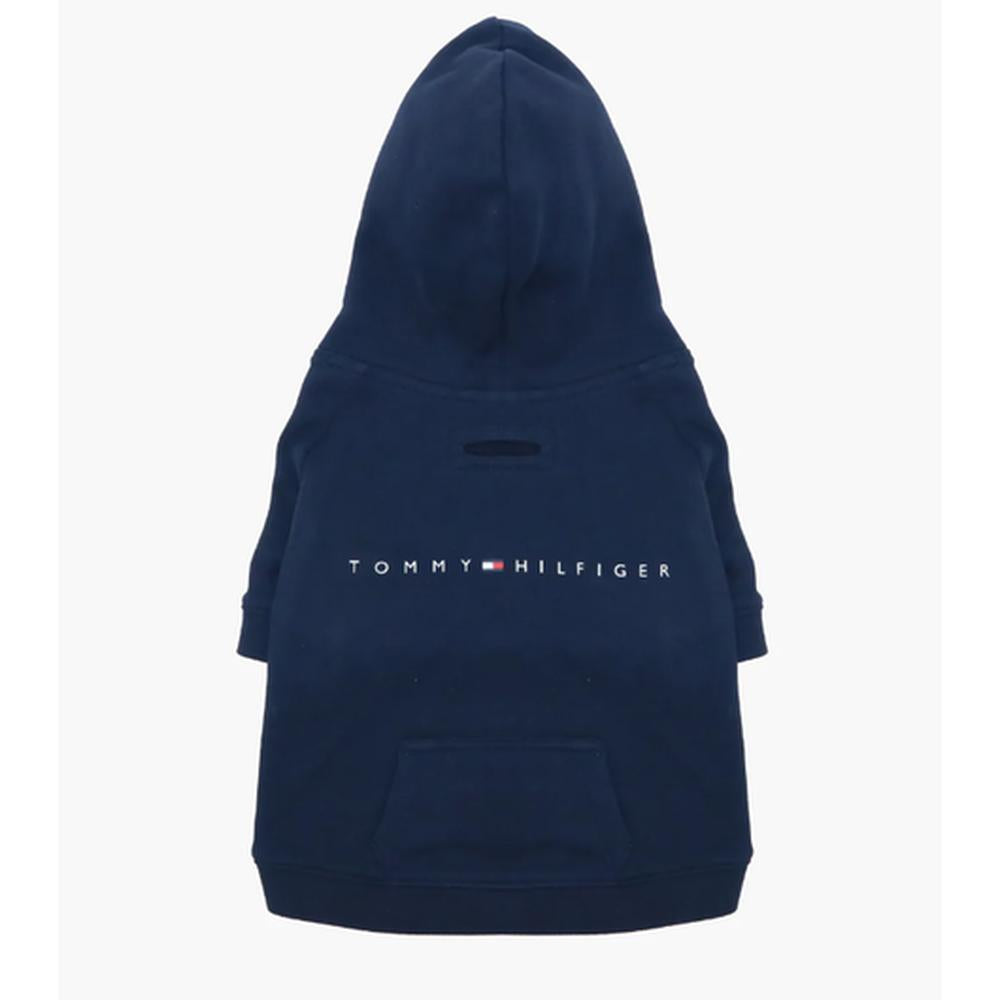 Tommy Hilfiger Hanorac Câini/Pisici Indigo Desert Sky XS, Hoodie, Bumbac, Talie Mică/Căței