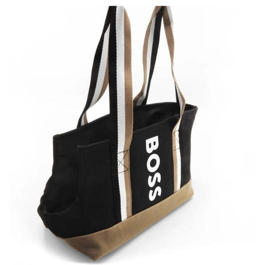 BOSS Dog Canvas Tote Bag Black L, Geantă de Transport, Câini/Pisici