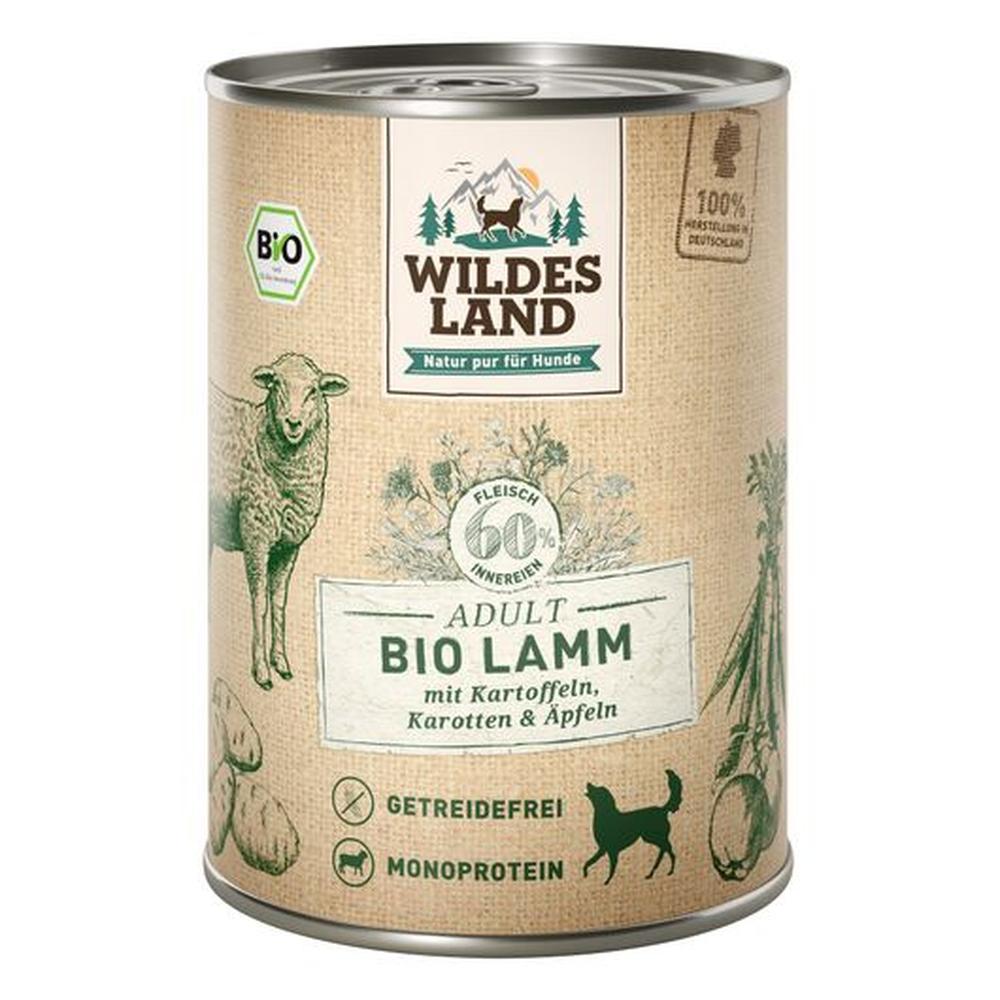 Wildes Land BIO Hrană Câini | 60% Miel Monoproteină & Cartofi | Fără Cereale 400g