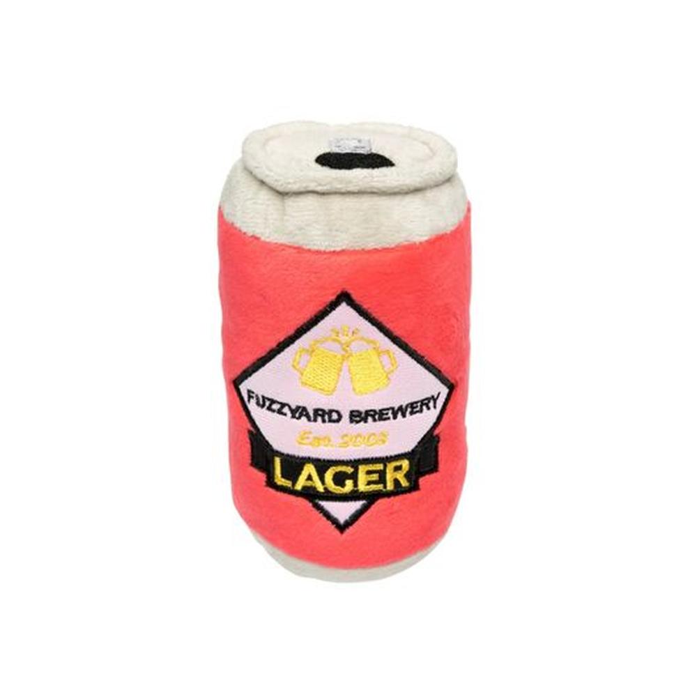 FUZZYARD Jucărie Pluș Cutie de Bere 15cm | Cu Sunet