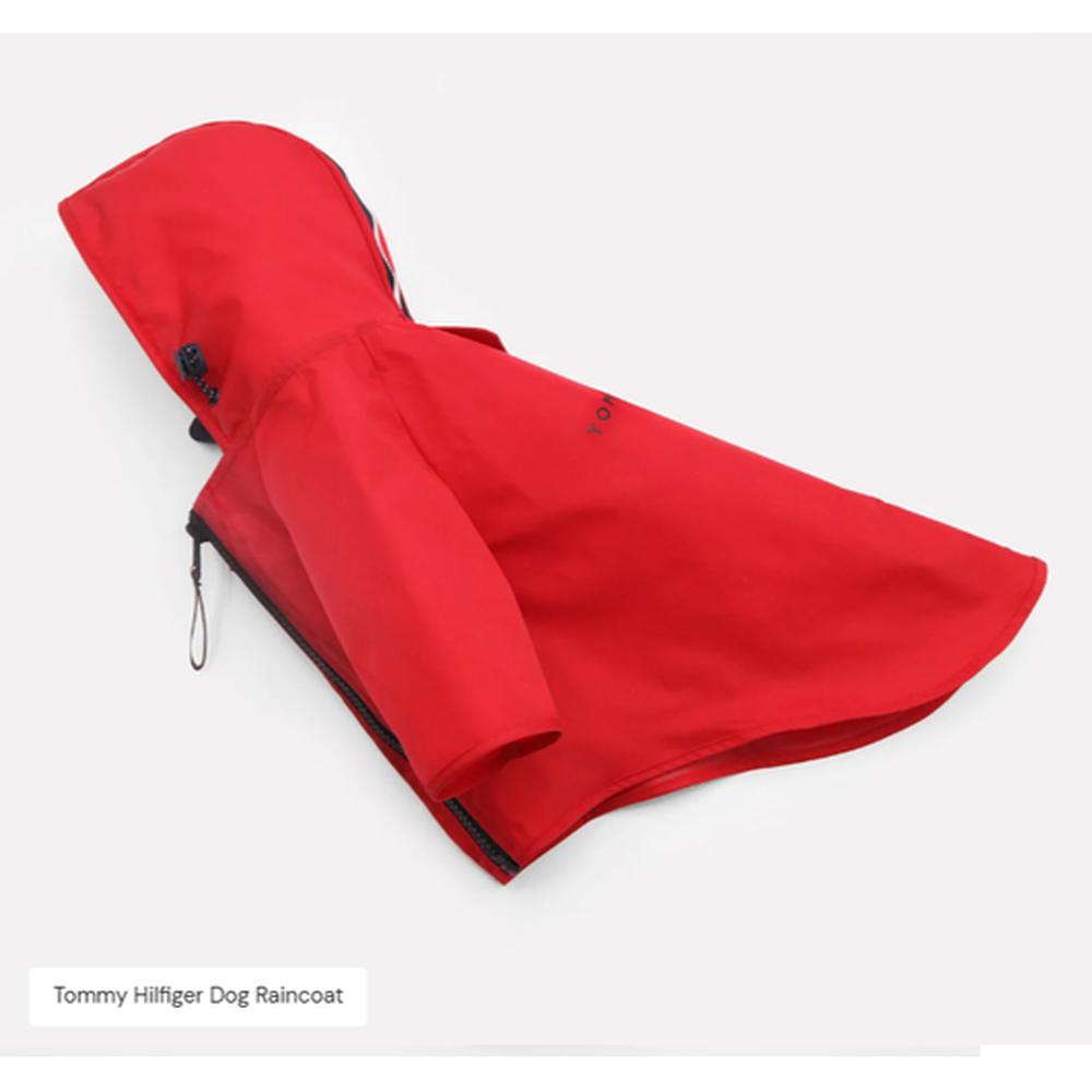 Tommy Hilfiger Pelerină de Ploaie XS, Roșu, Câini/Pisici, Impermeabilă, Talie Mică