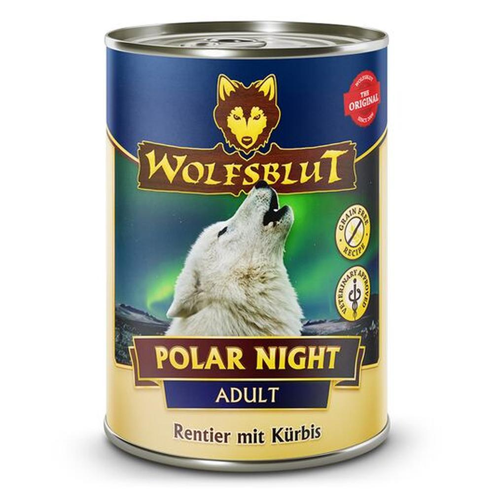 WOLFSBLUT Polar Night Hrană Umedă Ren 62%, Fără Cereale, 395g