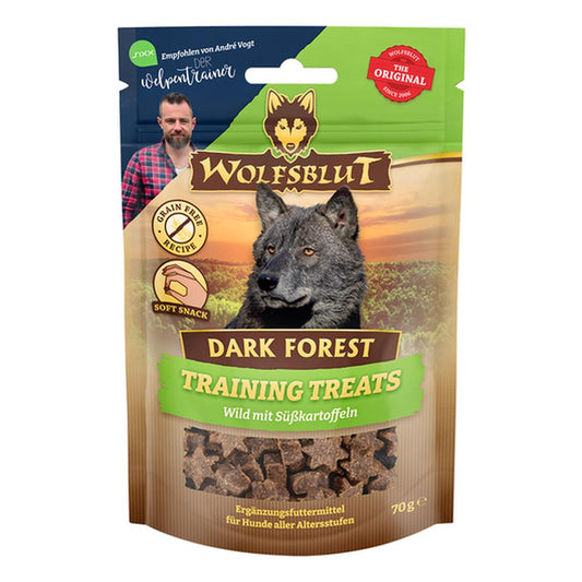 WOLFSBLUT Training Treats Dark Forest, Vânat (Căprioară), Soft & Low Fat, 70g